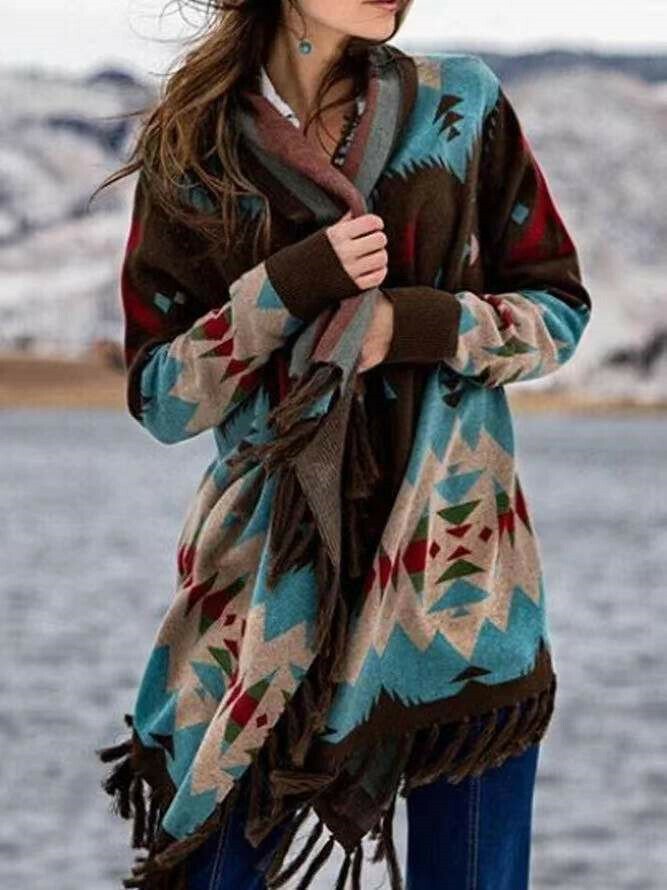 Ladies Western Printed Jacket