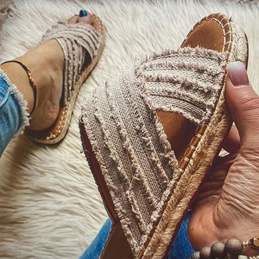 Women's Vacation Cross Slippers