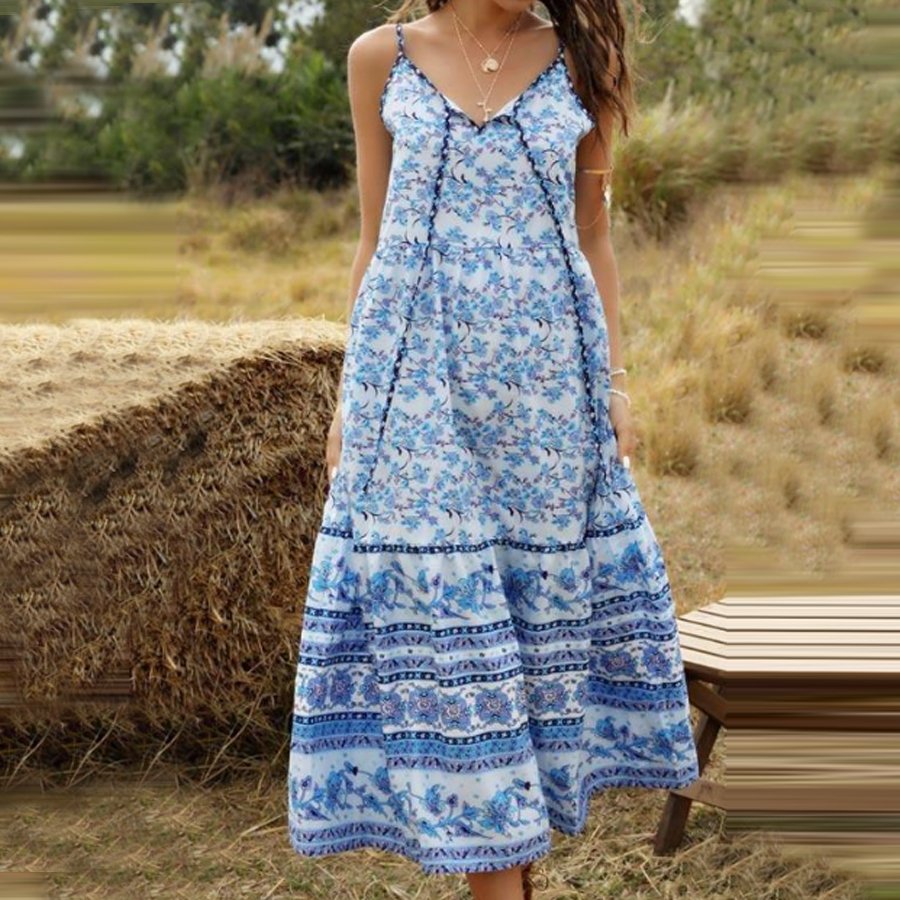 Ladies Western Vintage Casual Dress