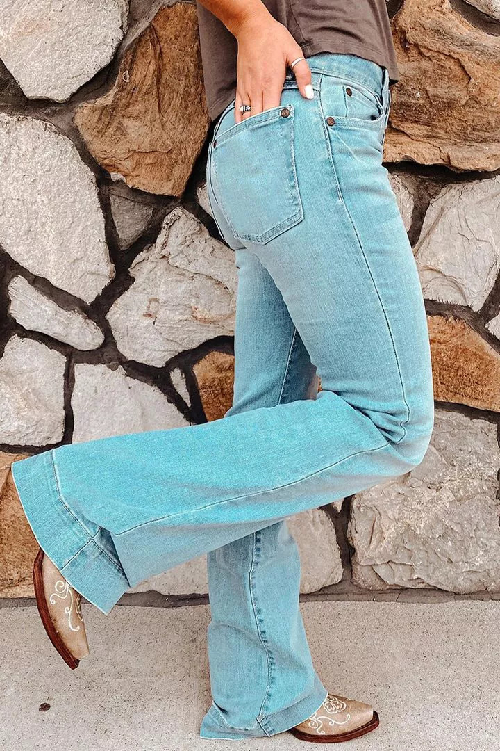 Midiross Classic Low Waist Flare Jeans