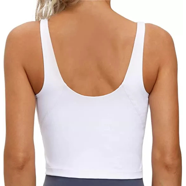 Sports Bra Wirefree Padded Medium Support Yoga Bras Gym Running Workout Tank Tops