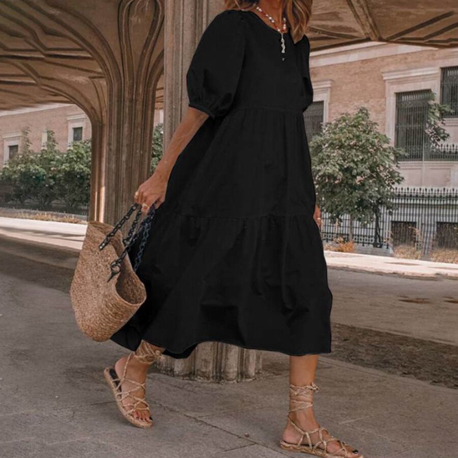 Ladies Beach Vacation Vintage Dress