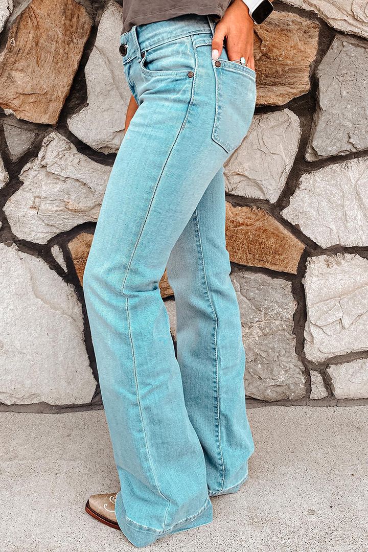 Midiross Classic Low Waist Flare Jeans
