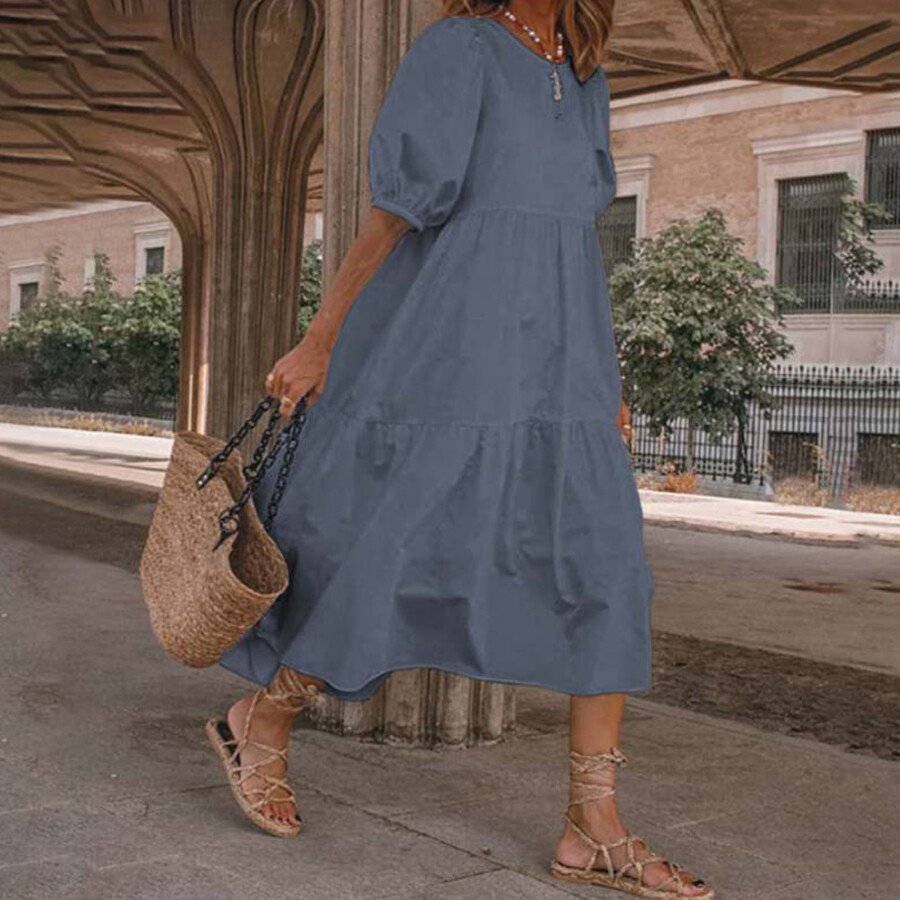 Ladies Beach Vacation Vintage Dress