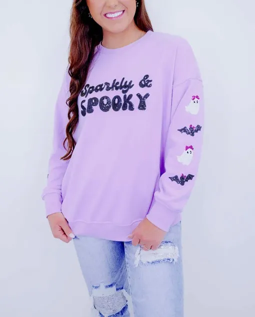🔥🔥🔥🔥Women's Sparkly & Spooky Sequin Sweatshirt (Buy 2 Free Shipping)