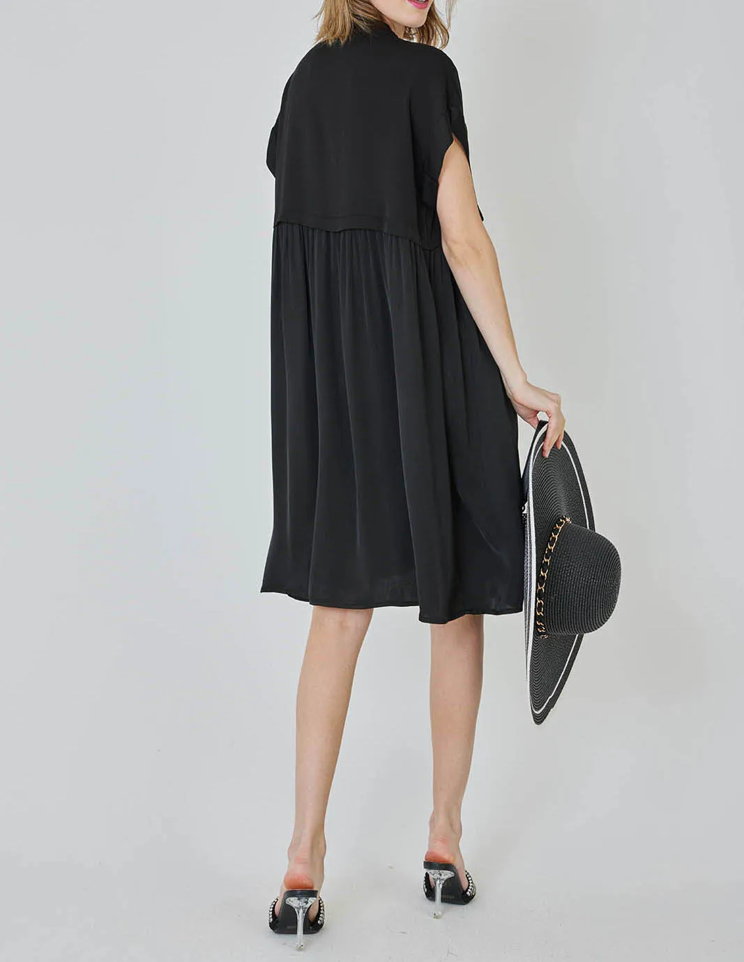 2023 SUMMER HOT SALE 🔥 RELAXED V NECK SWING DRESS