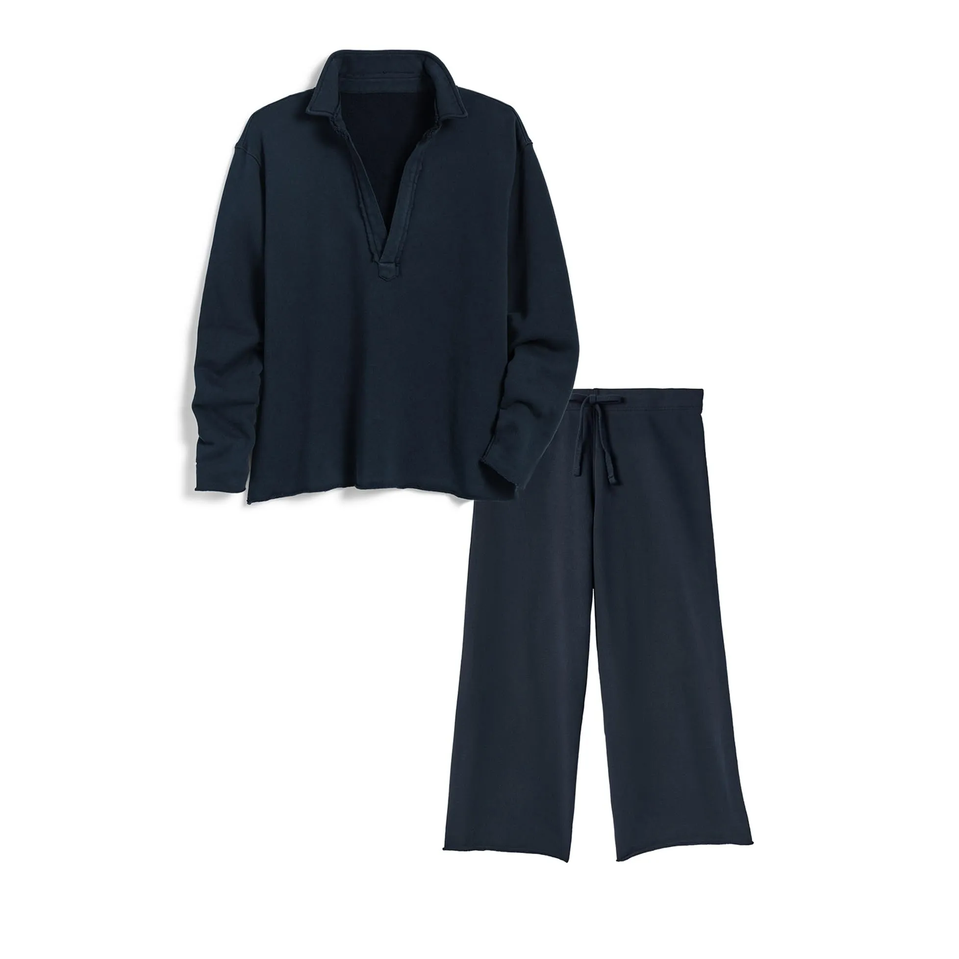 🔥🔥🔥🔥Women's V Neck Pullover Sweatshirts Wide Leg Pants Set(Buy 2 Free Shipping)