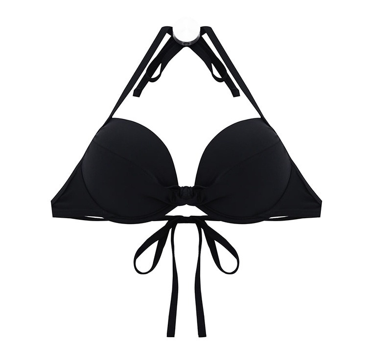 🔥HOT SALE🔥Black steel support two-piece deep V belly-covering slimming swimsuit