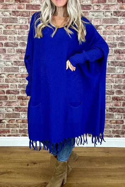 THREAD OF STREAMLINED LARGE BAT SLEEVE KNIT SWEATER (BUY 2 FREE SHIPPING）
