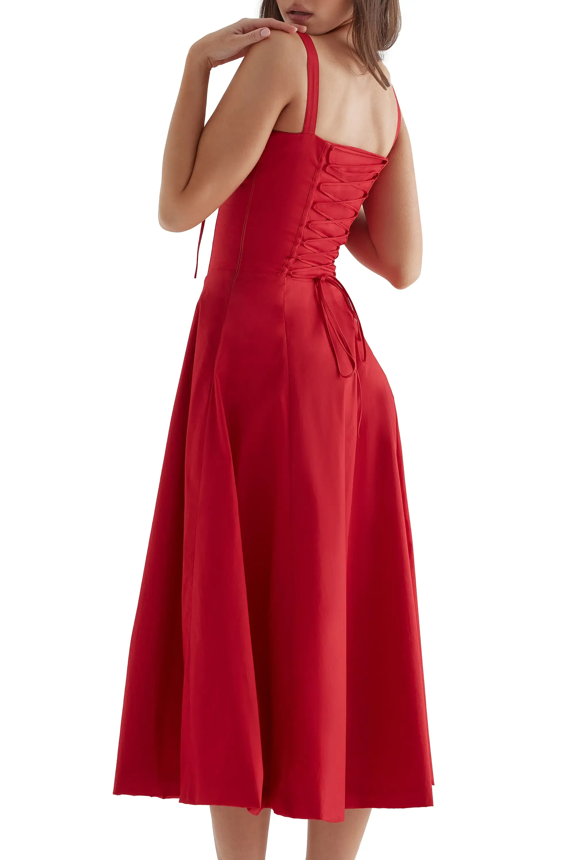 2023 NEW WOMEN'S LOW CUT NECK PRINTED DRESS