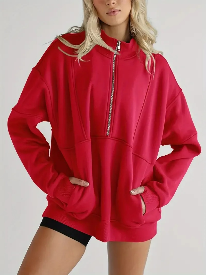 2024 Half-Zip Pullover Sweatshirt (Buy 2 Free Shipping)