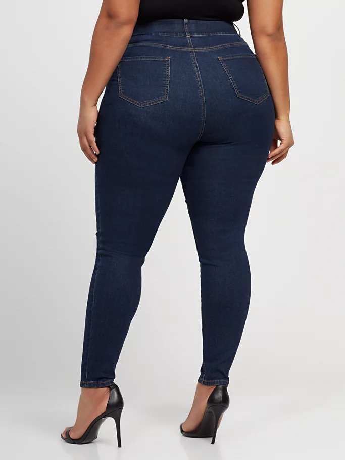 Midiross CURVY + PLUS SKINNY JEANS