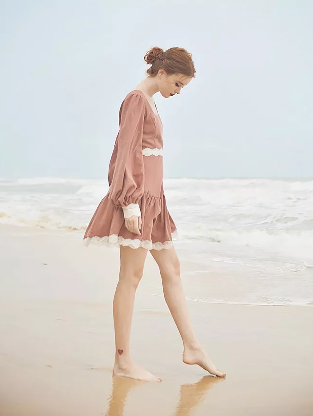Cotton Linen Midi Dress