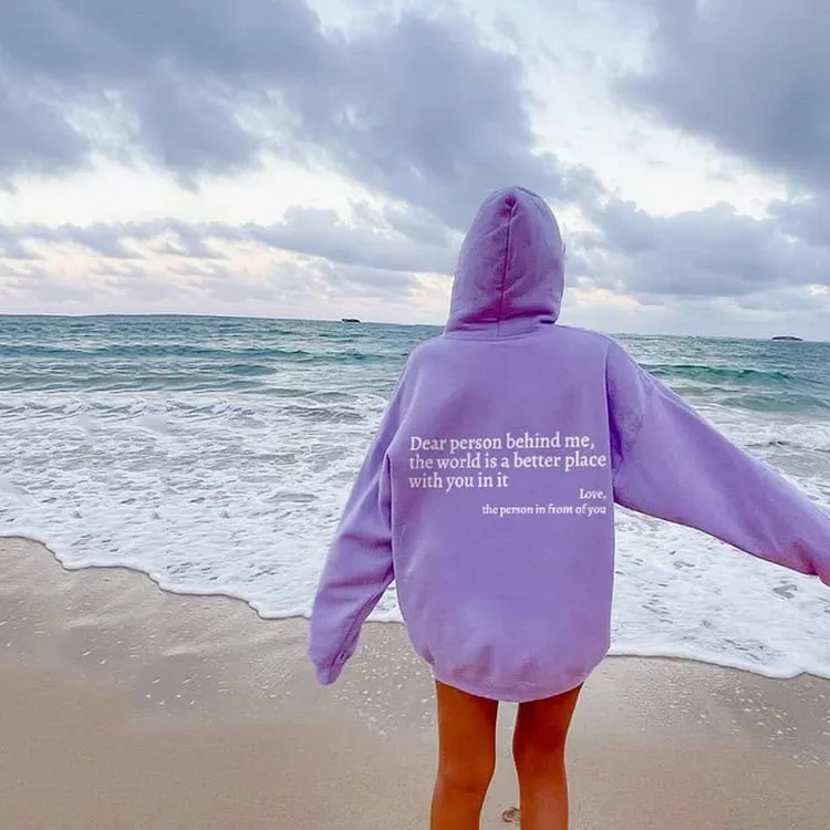 2023 'DEAR PERSON BEHIND ME' SWEATSHIRT