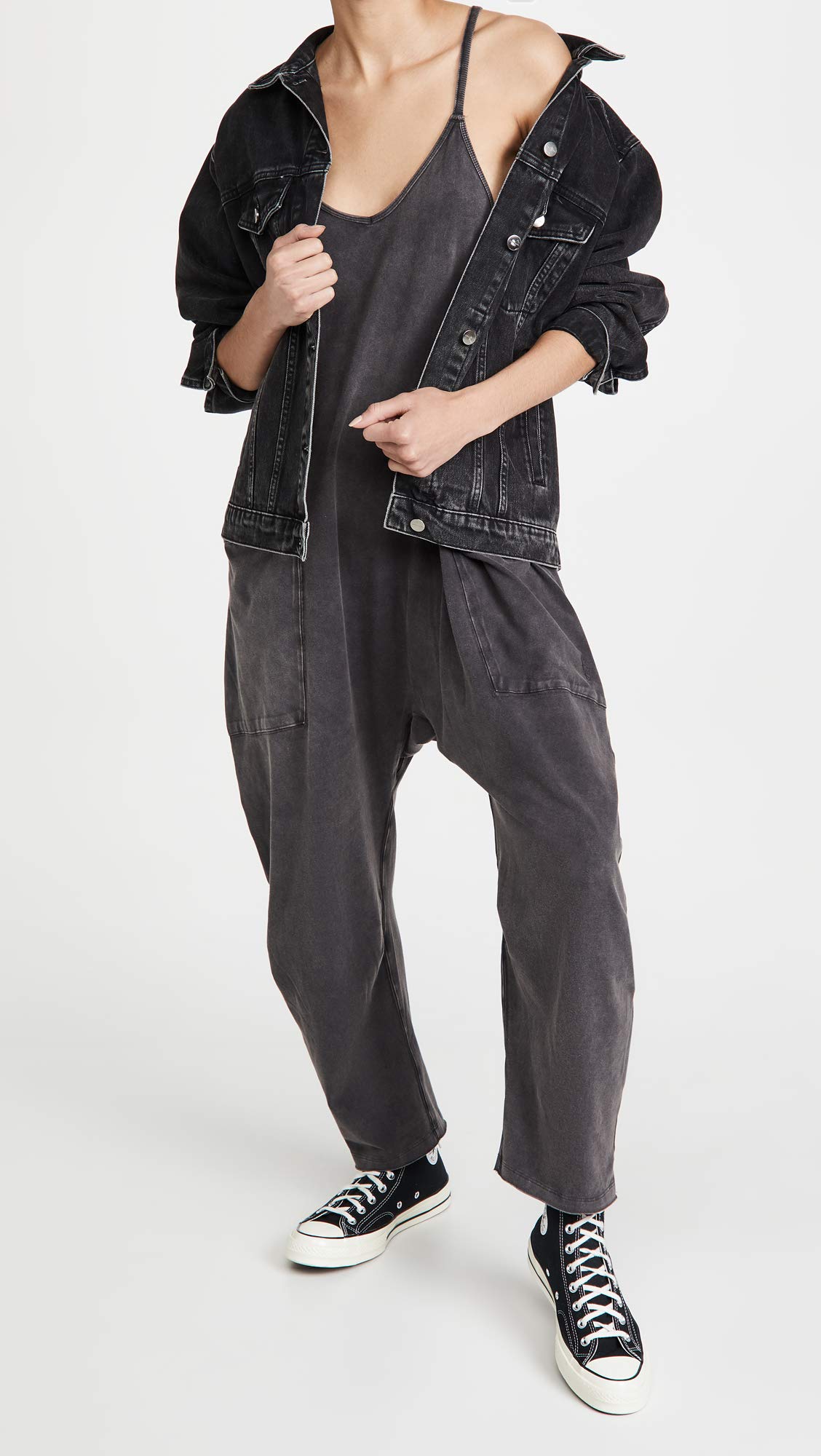 New Wide Leg Jumpsuit with Pockets (Buy 2 Free Shipping)(2023)
