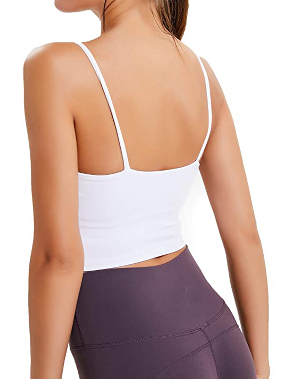 Women Padded Sports Bra Fitness Workout Running Shirts Yoga Tank Top