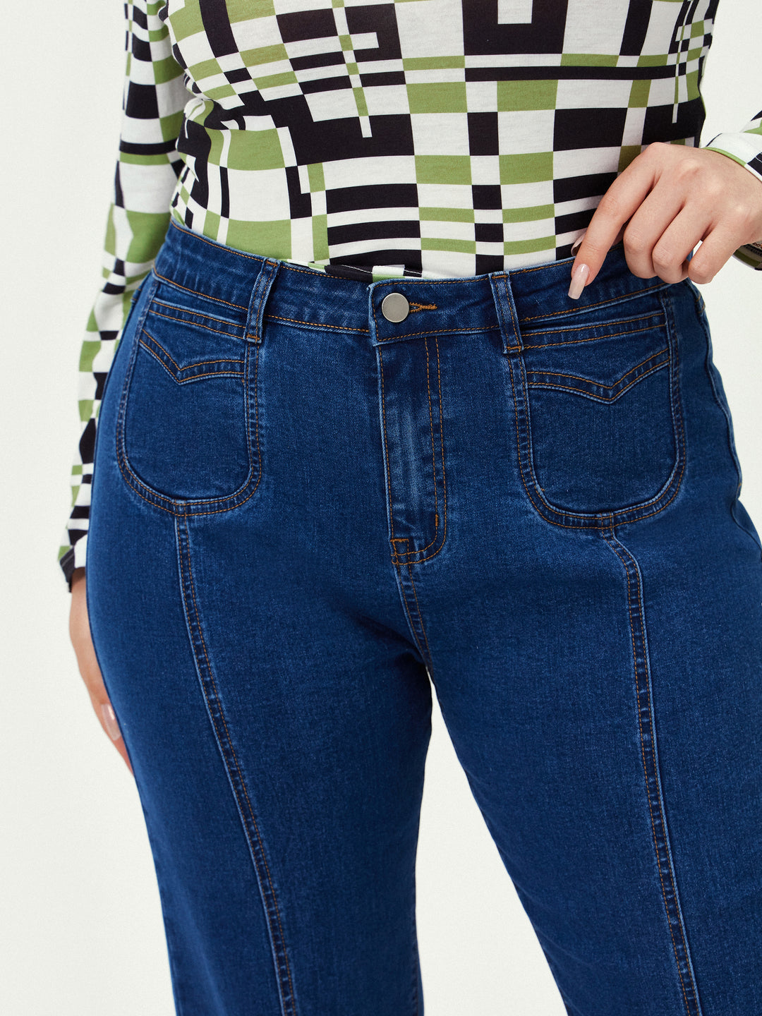 Curve & Plus Denim Flares