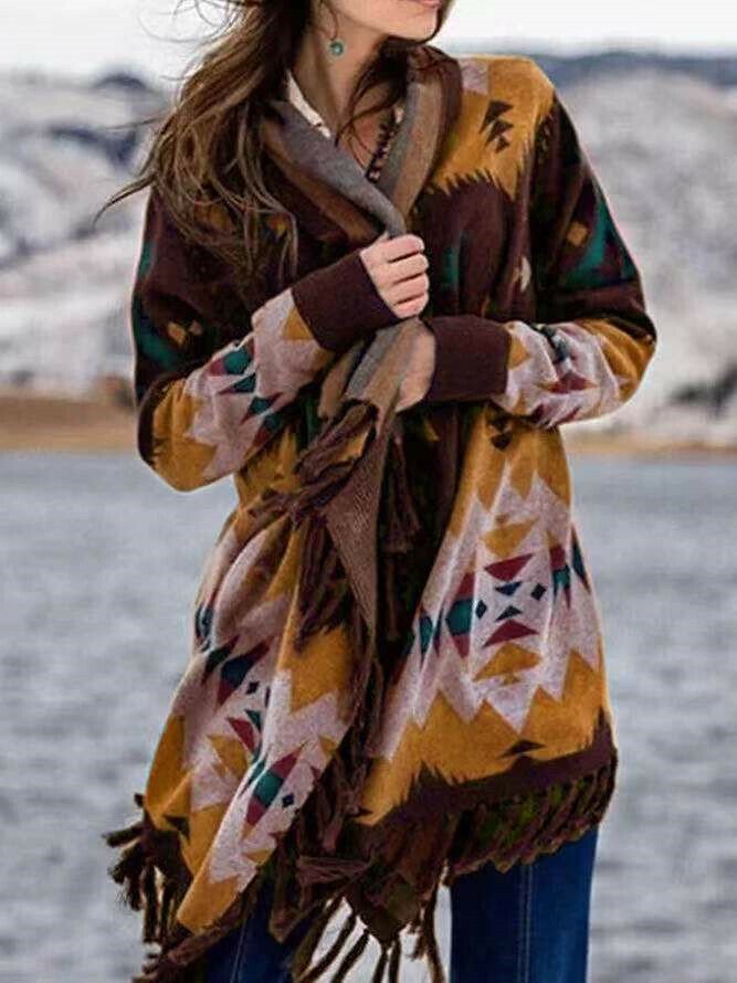 Ladies Western Printed Jacket