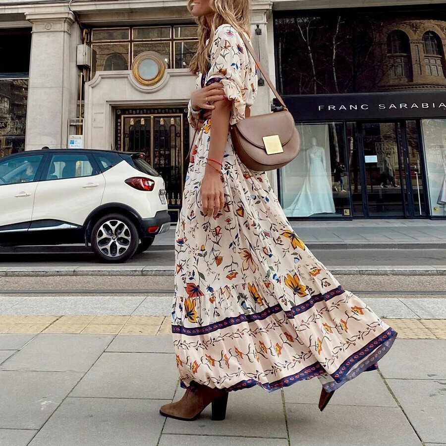 Summer Casual Printed Dress