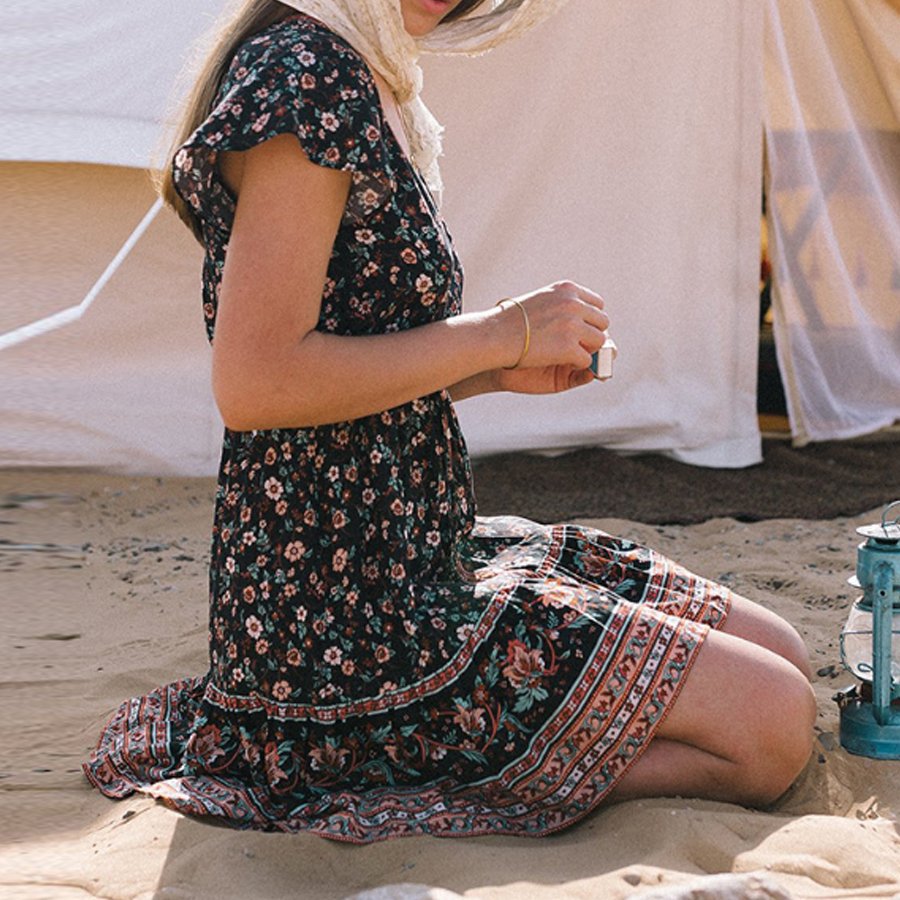 Ladies Western Vintage Casual Dress