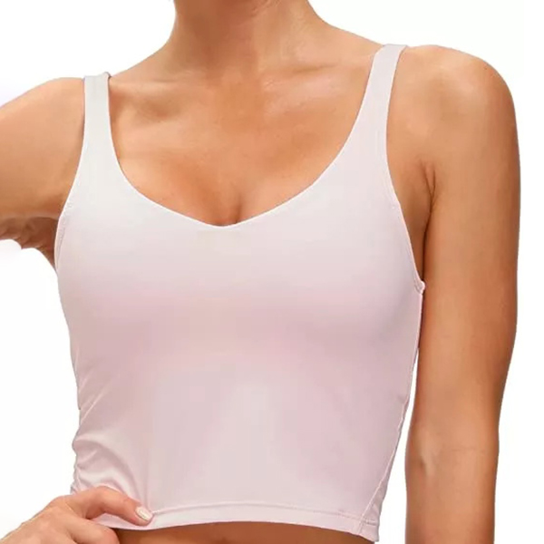 Sports Bra Wirefree Padded Medium Support Yoga Bras Gym Running Workout Tank Tops
