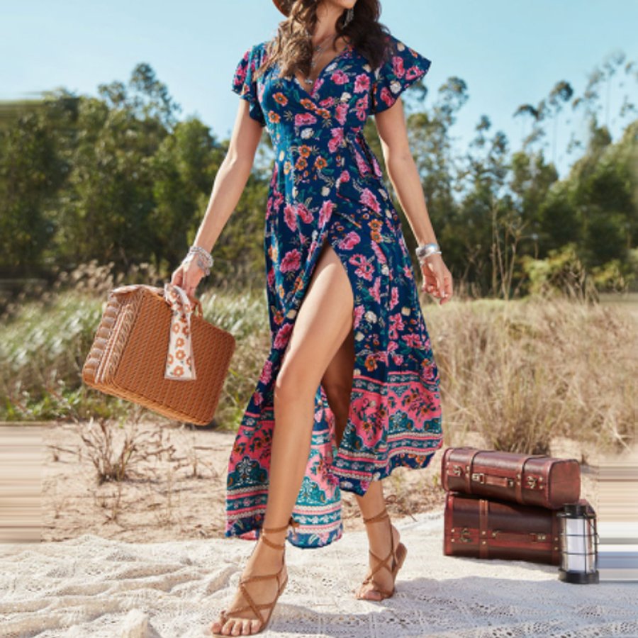 Ladies Western Vintage Casual Dress