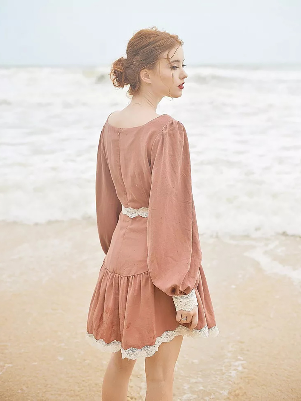 Cotton Linen Midi Dress