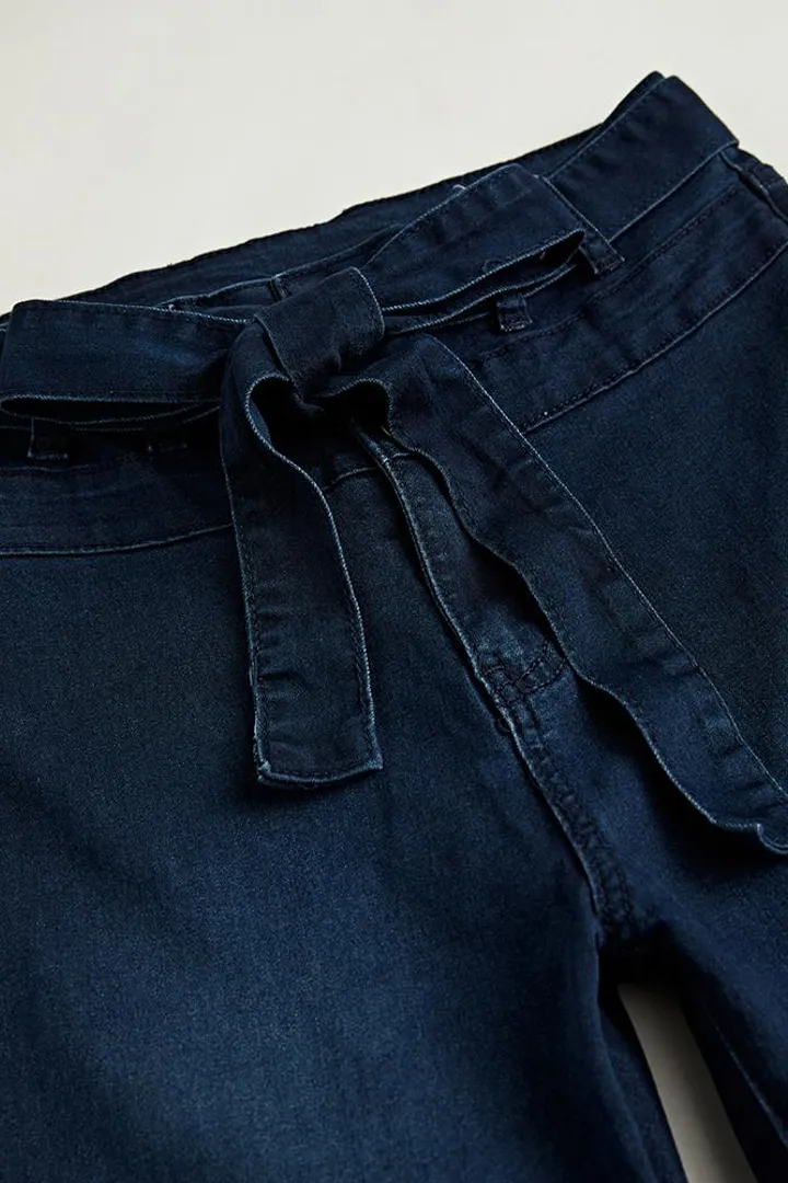 Midiross 90s Vintage Tie Waist Butt Lifting Flare Jeans