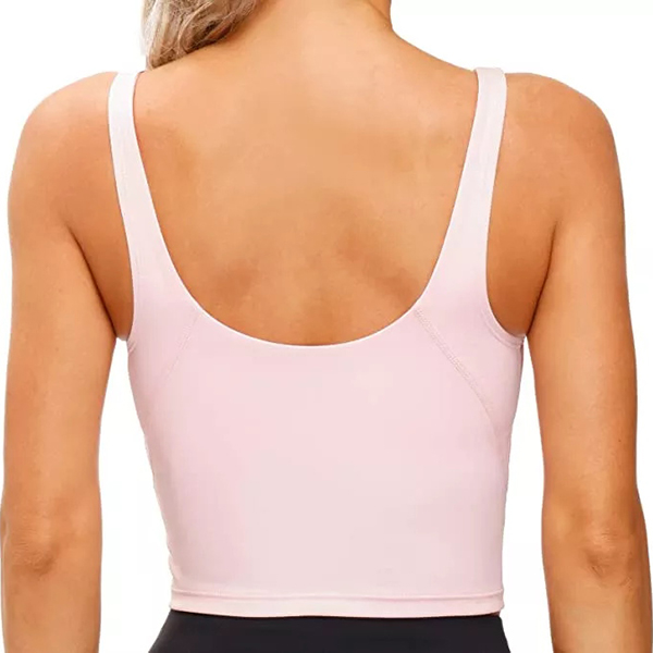 Sports Bra Wirefree Padded Medium Support Yoga Bras Gym Running Workout Tank Tops
