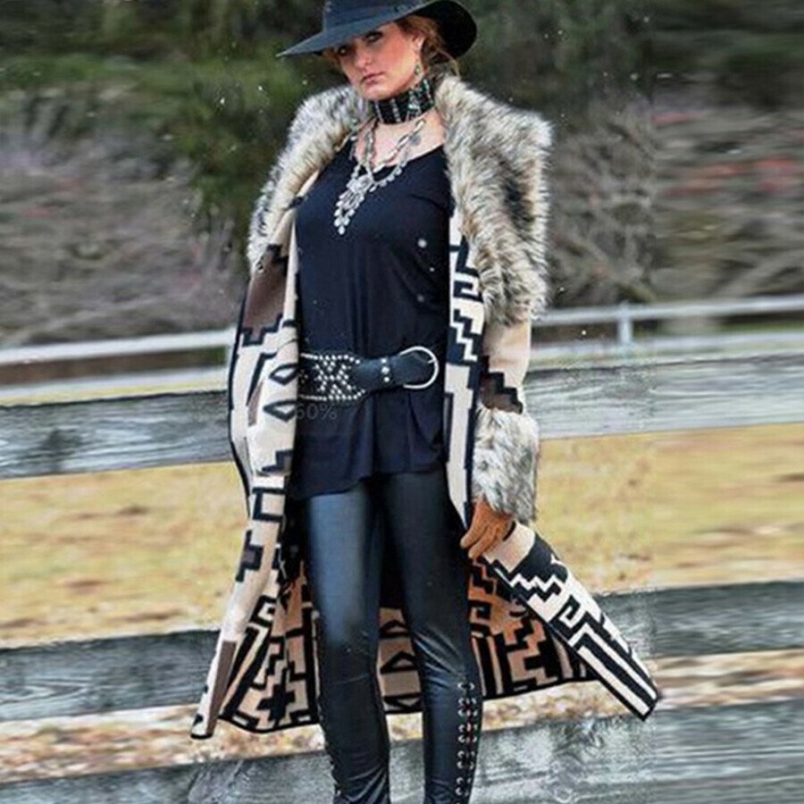 Ladies Western Printed Jacket