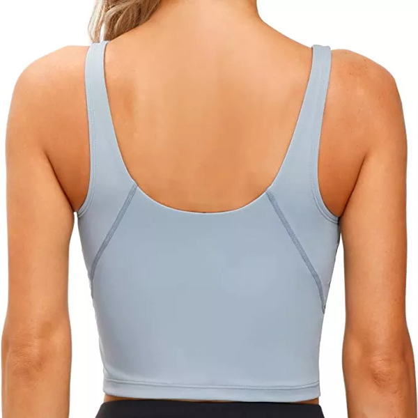 Sports Bra Wirefree Padded Medium Support Yoga Bras Gym Running Workout Tank Tops