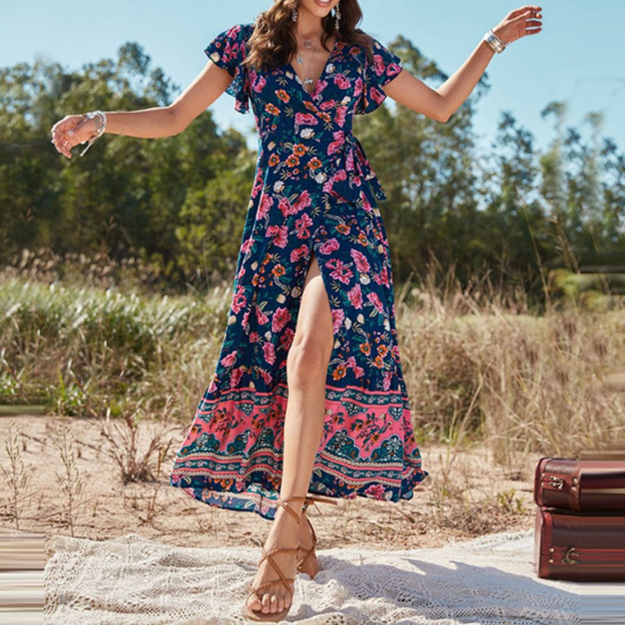 Ladies Western Vintage Casual Dress