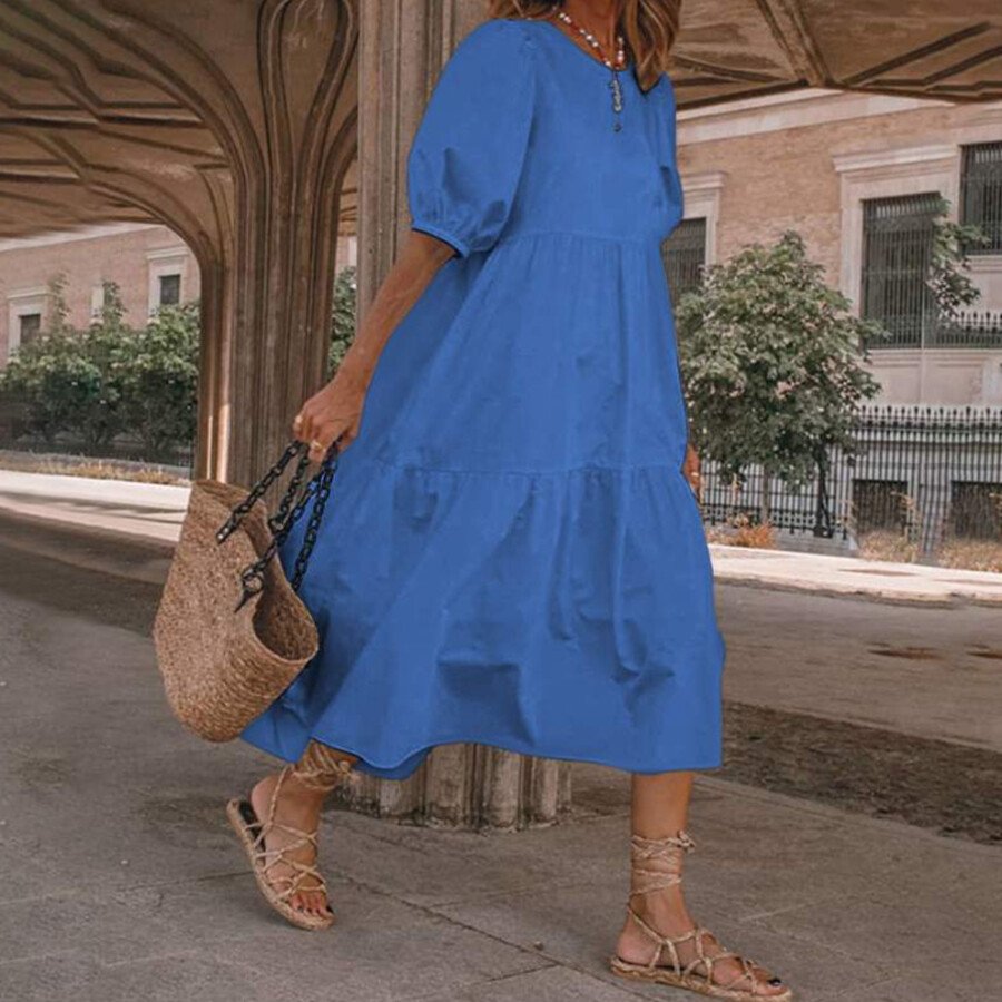 Ladies Beach Vacation Vintage Dress
