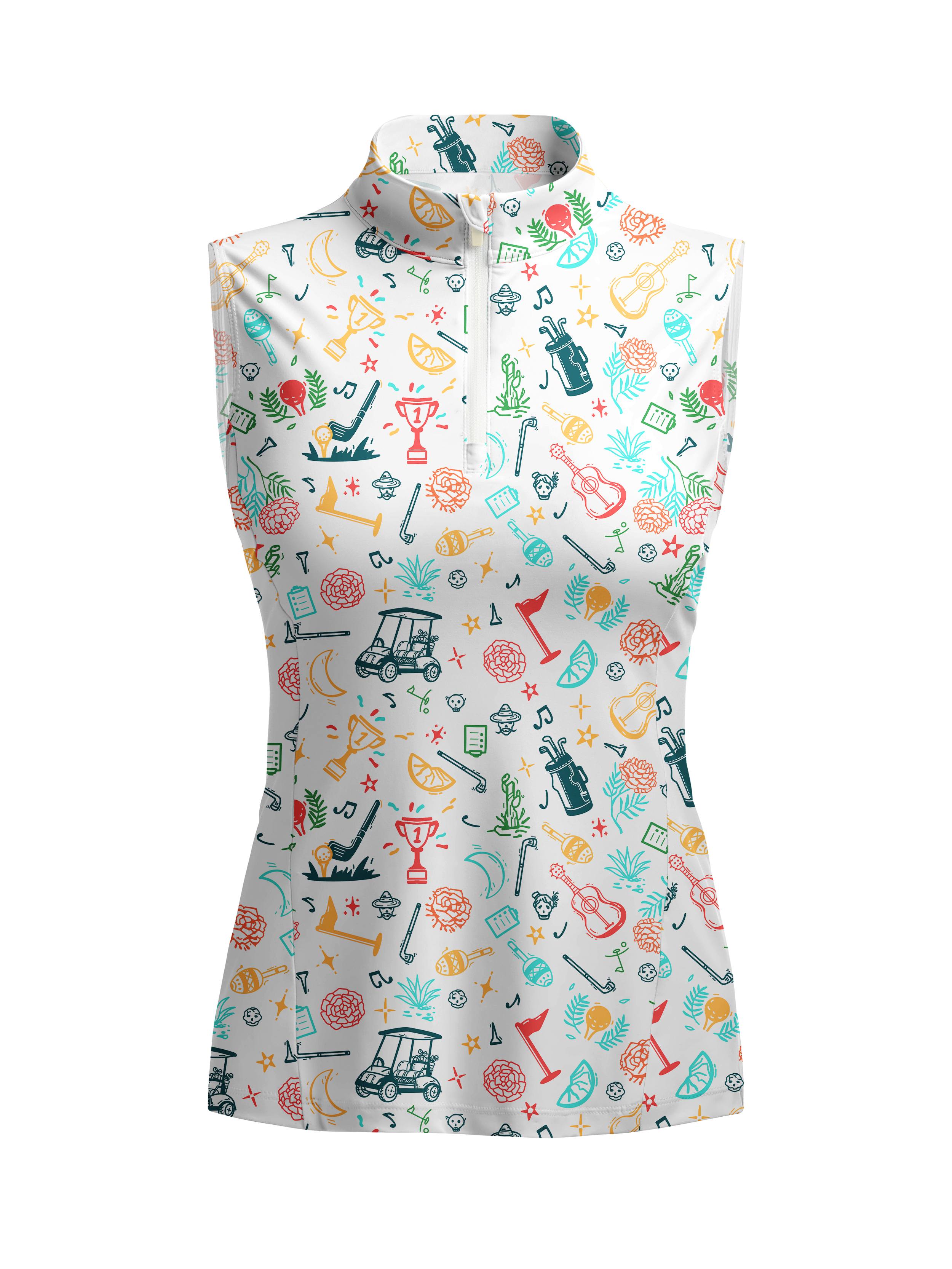Cherryswing Women's Golf Tournament Sleeveless Golf Shirt