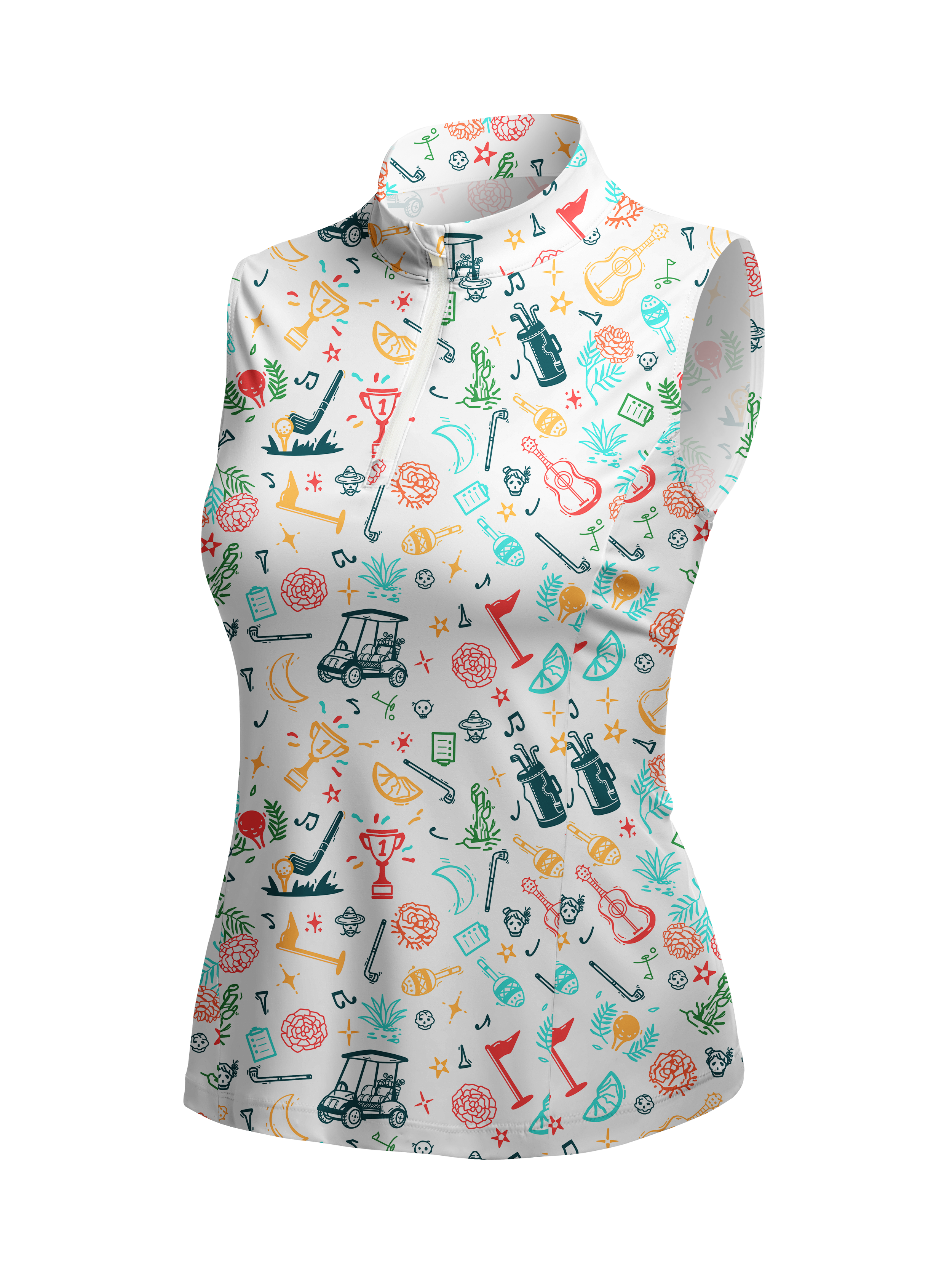 Cherryswing Women's Golf Tournament Sleeveless Golf Shirt