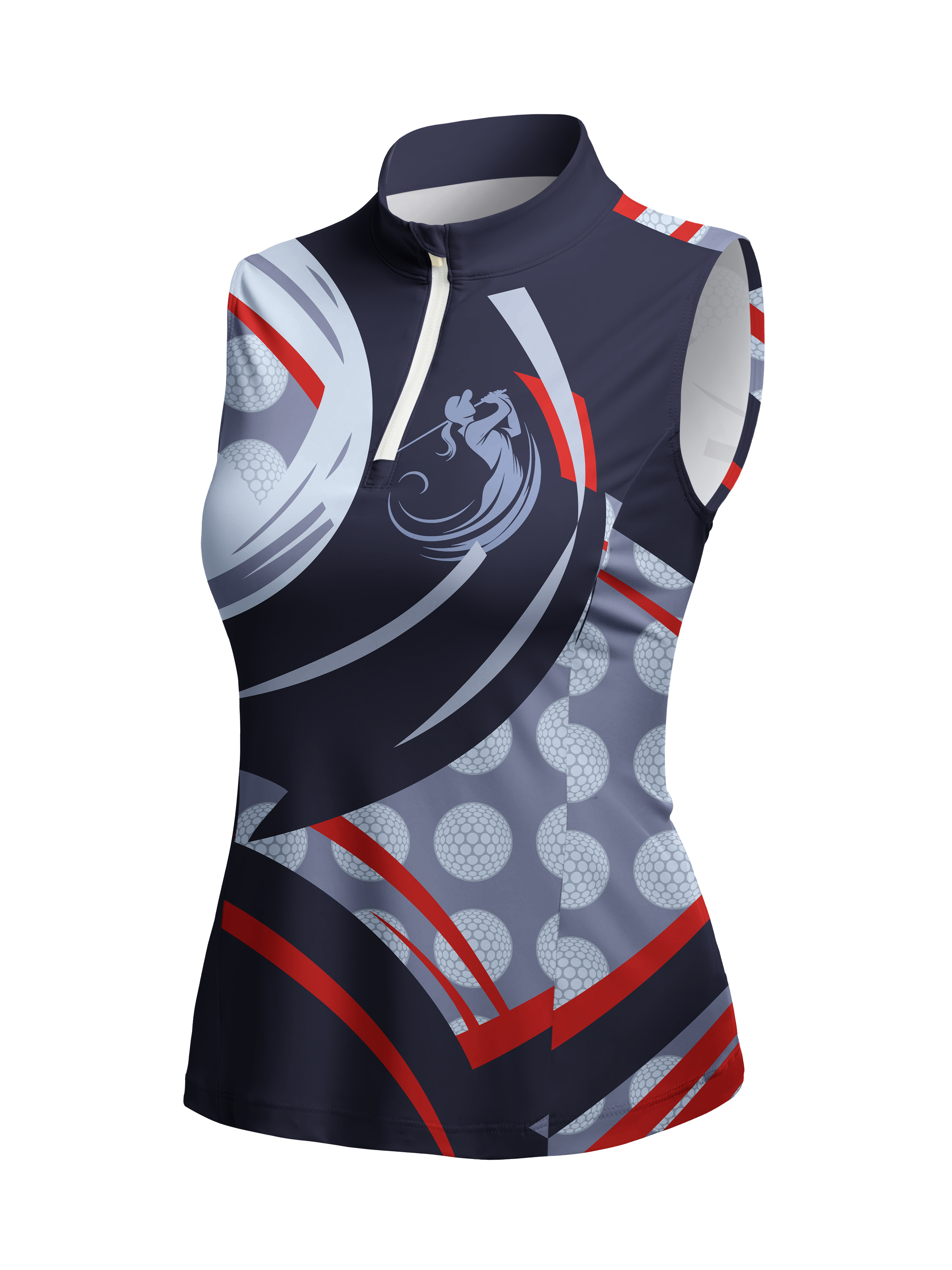 Cherryswing Women's Strength and Luck Sleeveless Polos