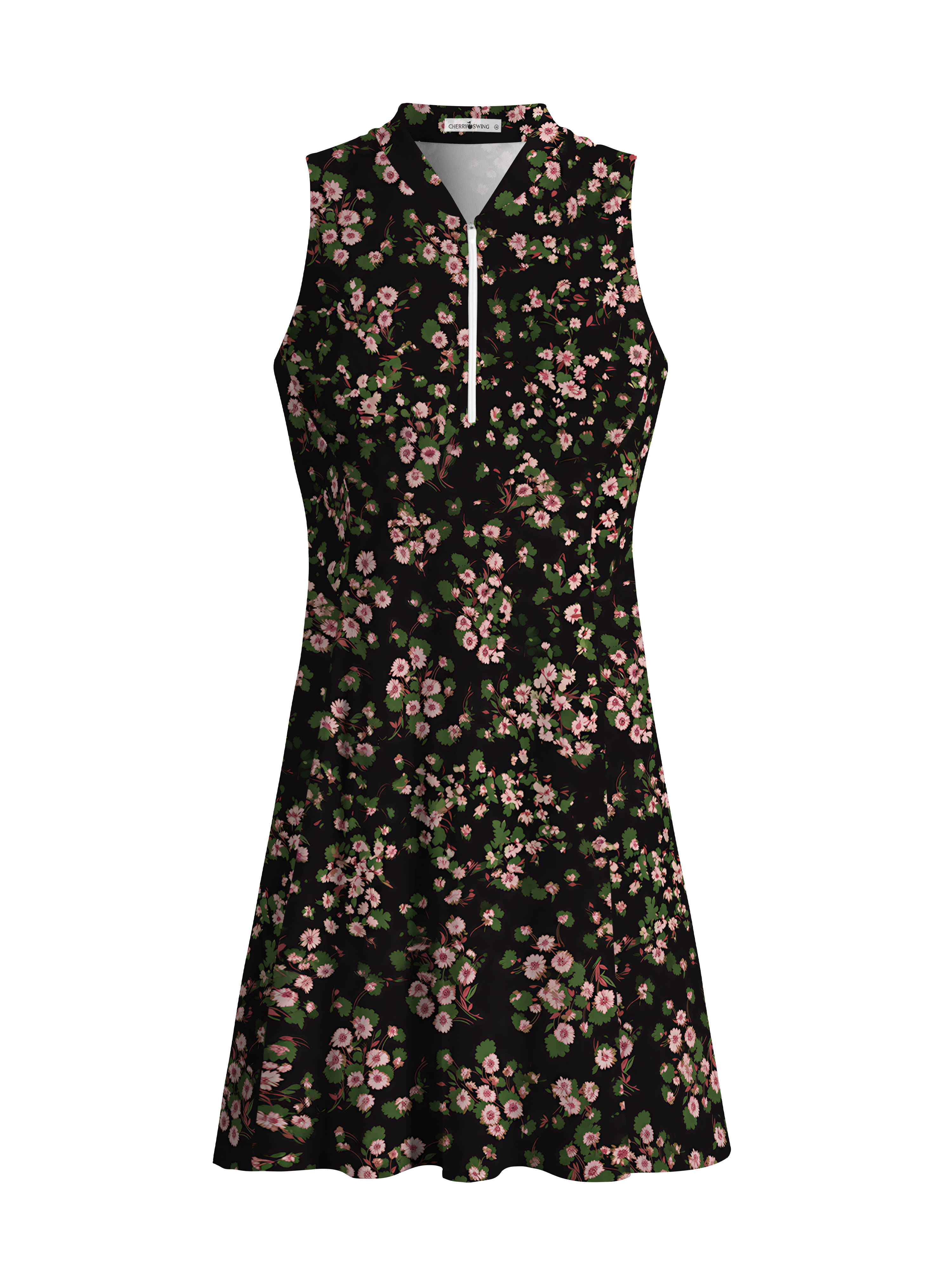 Cherryswing Floral Meadow Print Golf Dress With Shorts