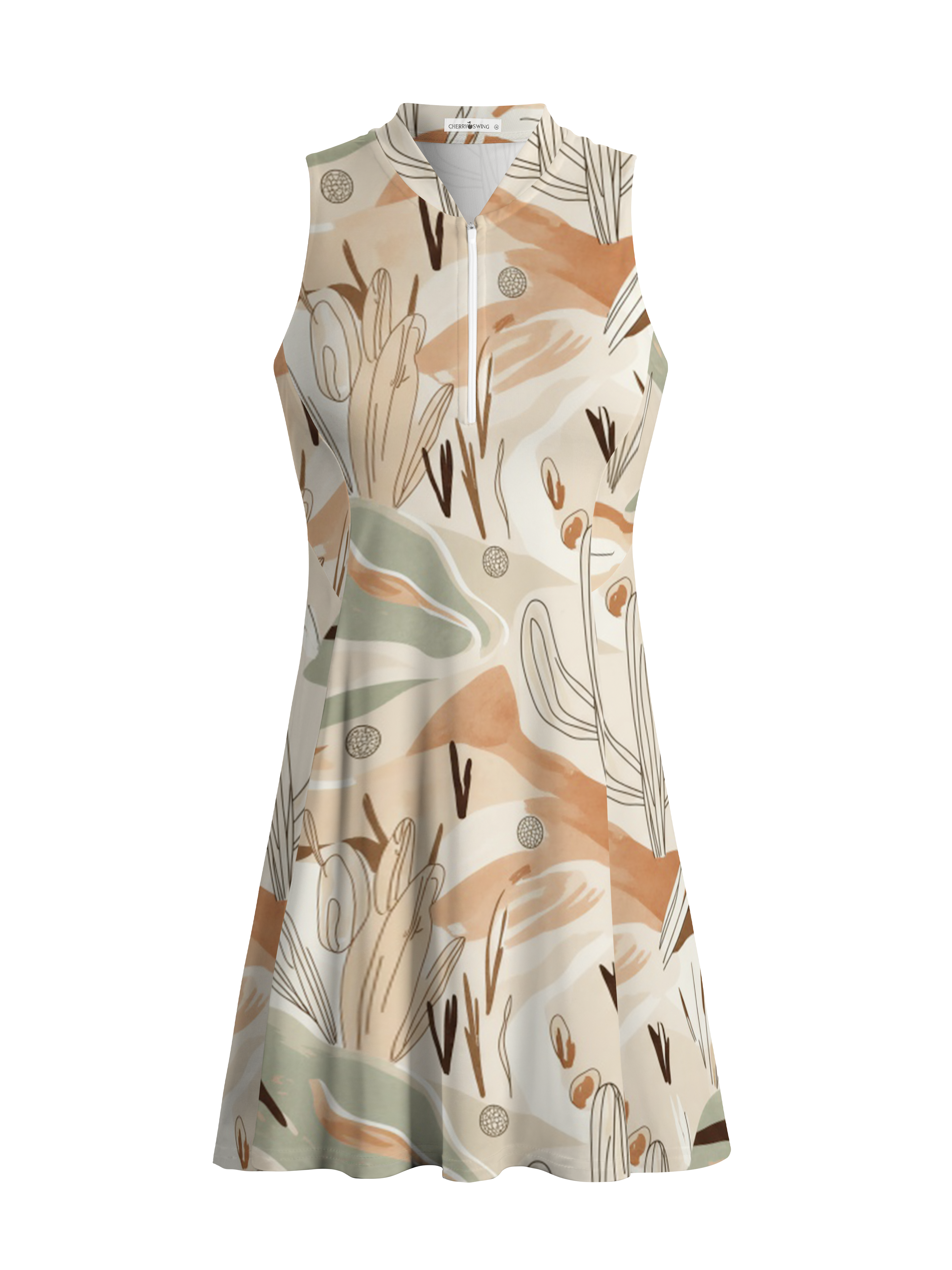 Cherryswing Desert Dunes Links Golf Dress With Shorts