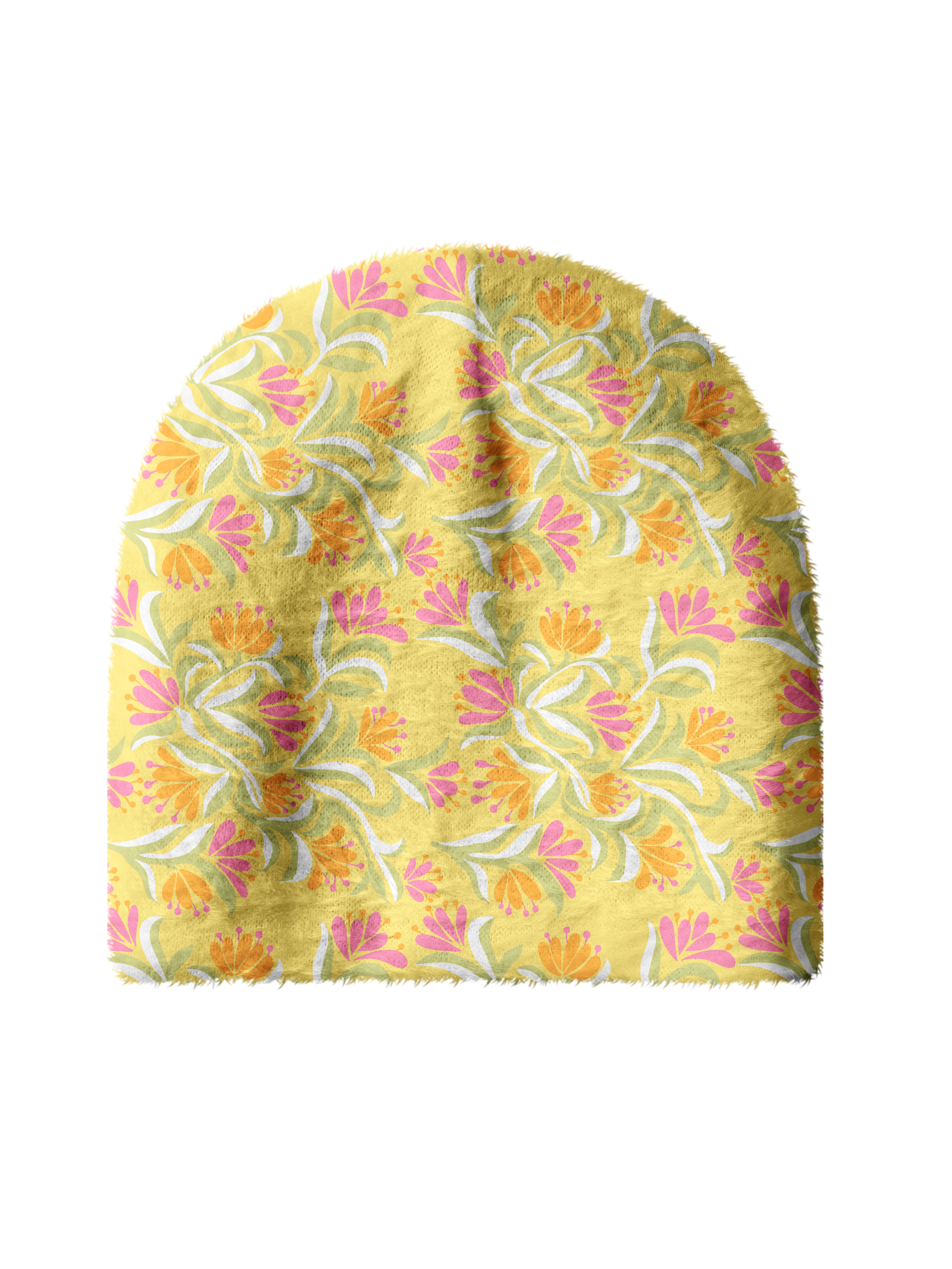 Cherryswing Women's Tropical Bloom Cozy Knit Golf Beanie