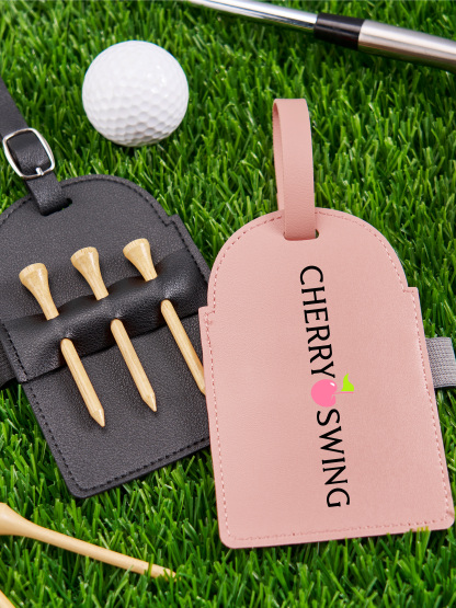 Cherryswing Leatherette Golf Bag Tag for Women
