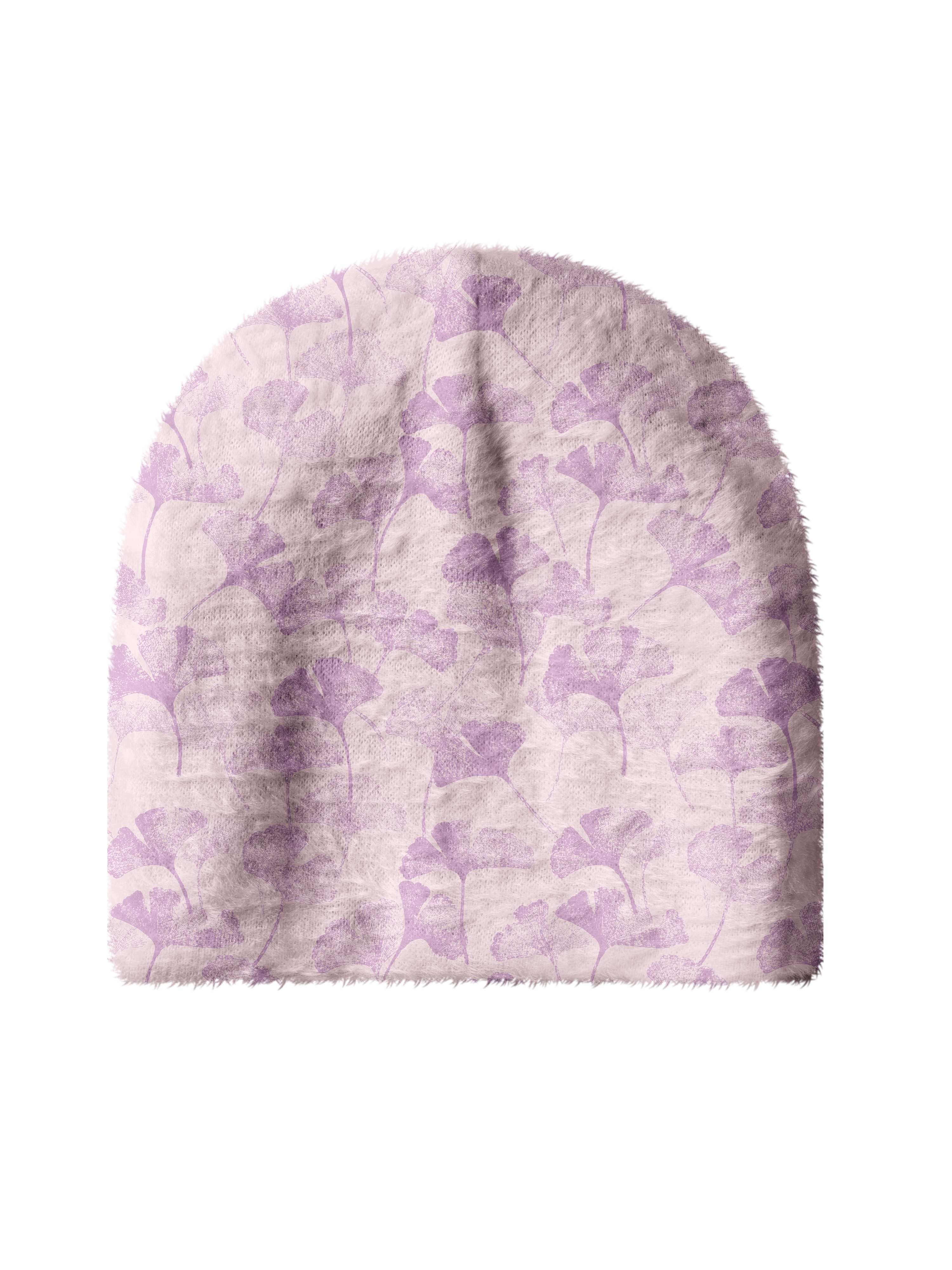 Cherryswing Women's Elegant Ginkgo Leaf Cozy Knit Golf Beanie