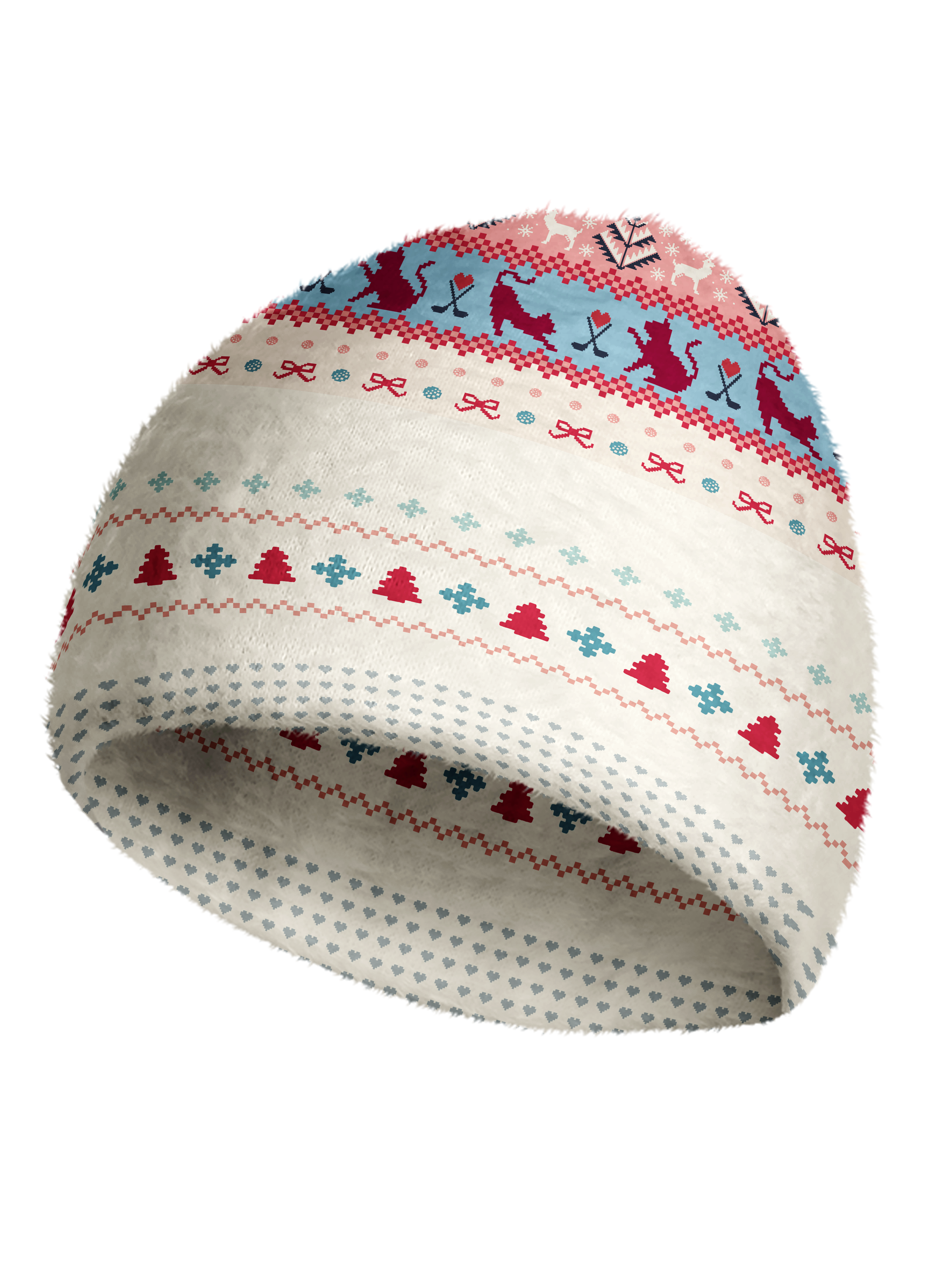Cherryswing Women's Botanical Specimen Cozy Knit Golf Beanie