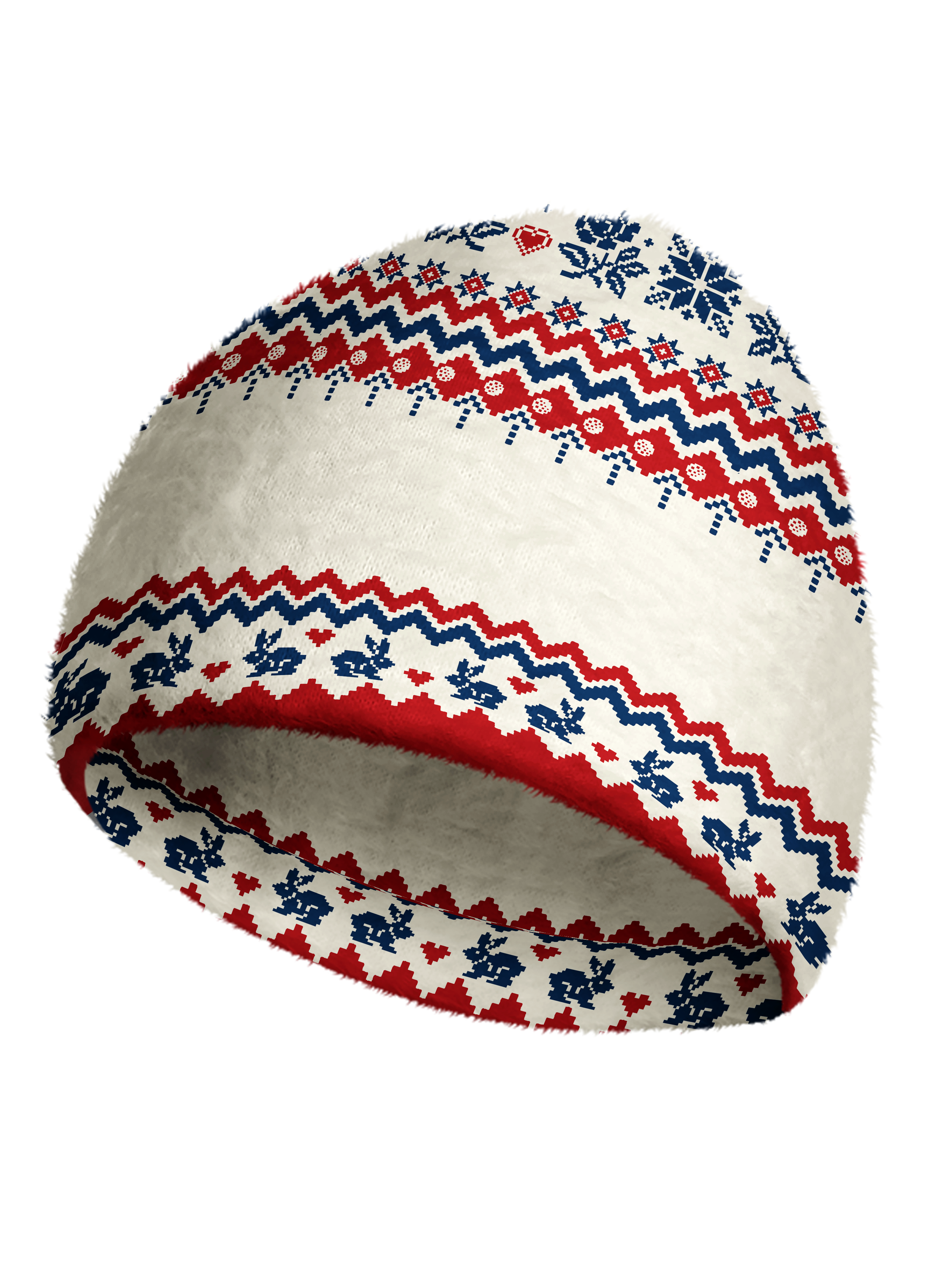 Cherryswing Women's Pixel Rose Cozy Knit Golf Beanie
