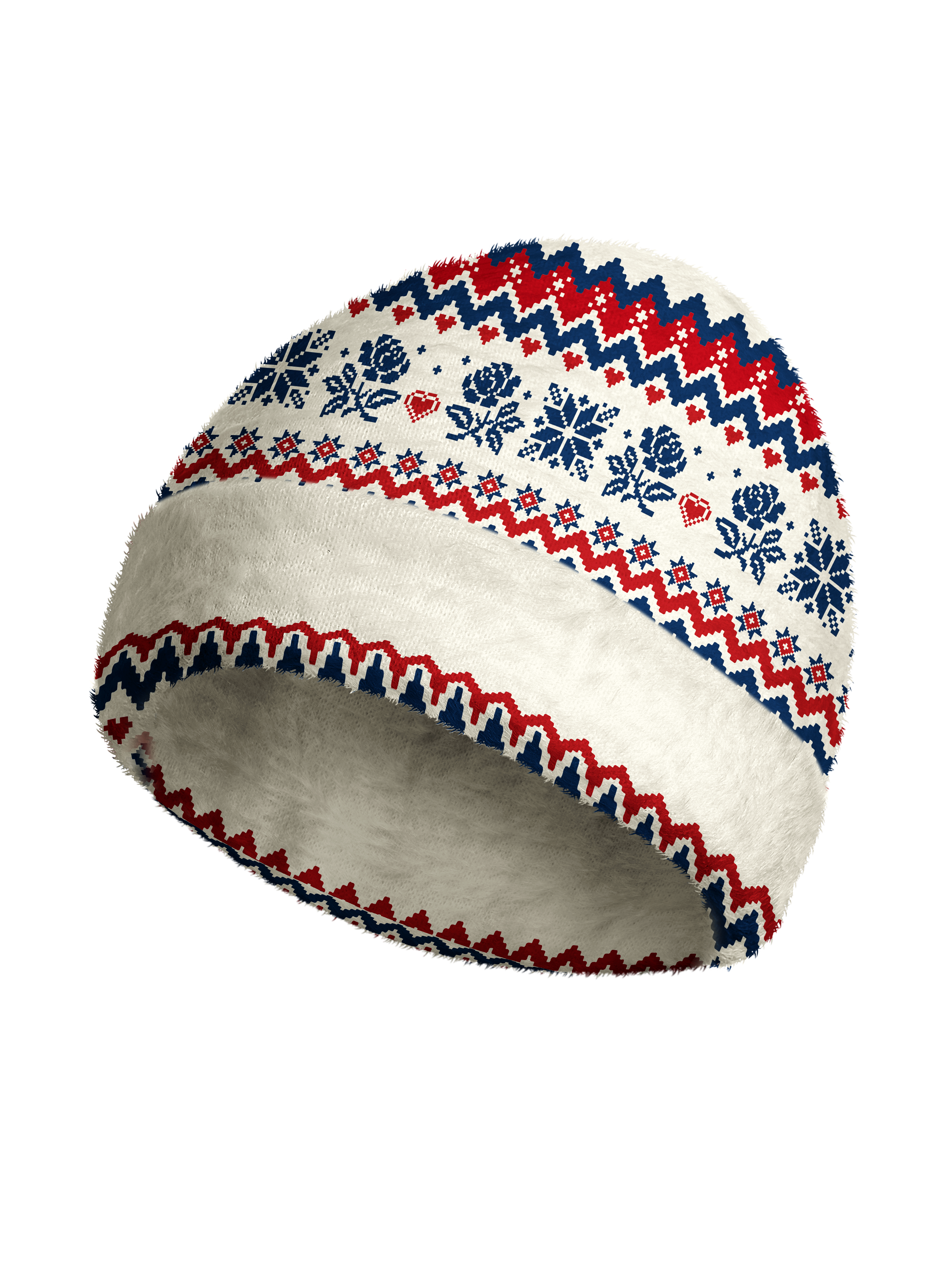 Cherryswing Women's Pixel Rose Cozy Knit Golf Beanie