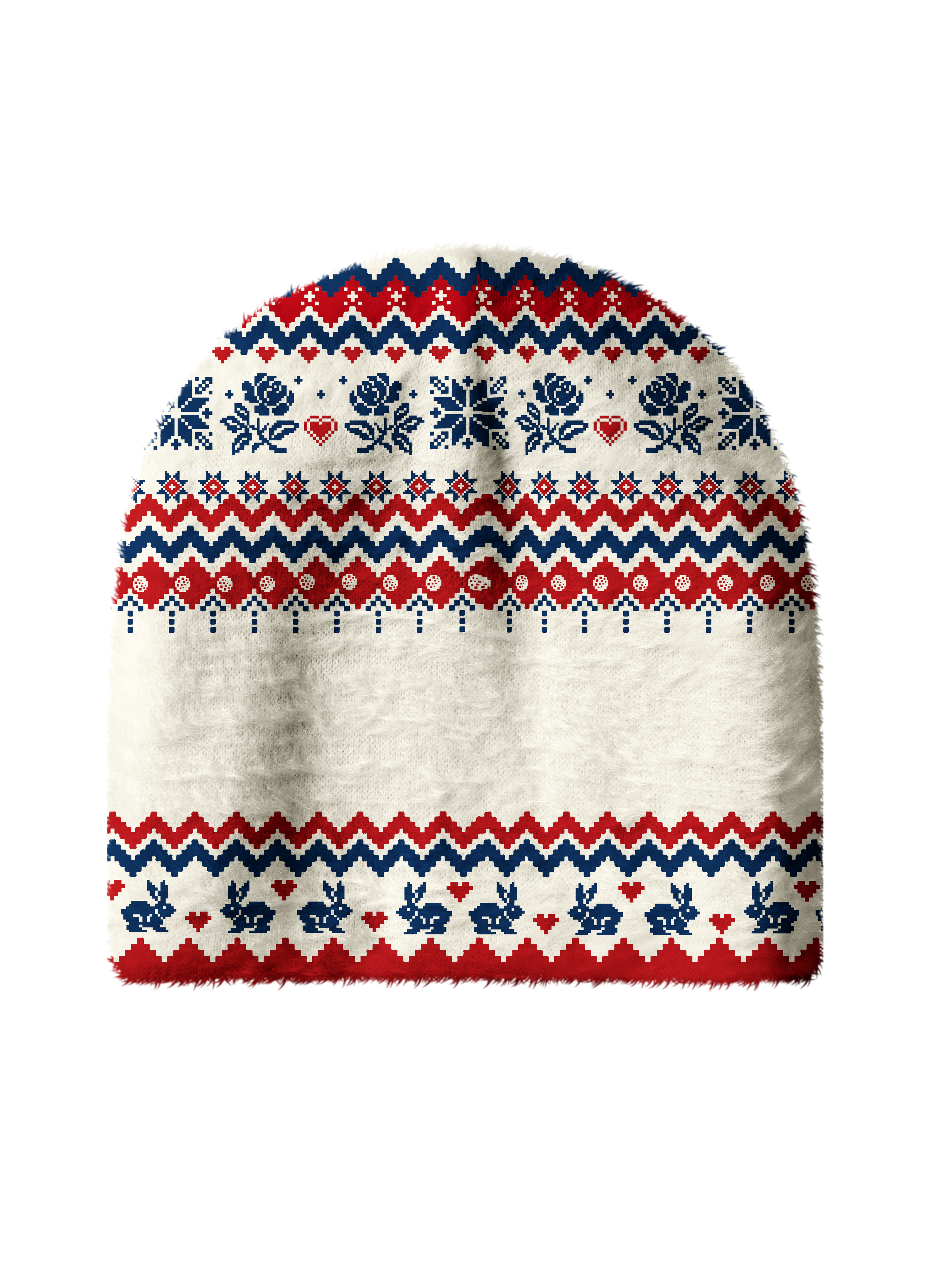 Cherryswing Women's Pixel Rose Cozy Knit Golf Beanie