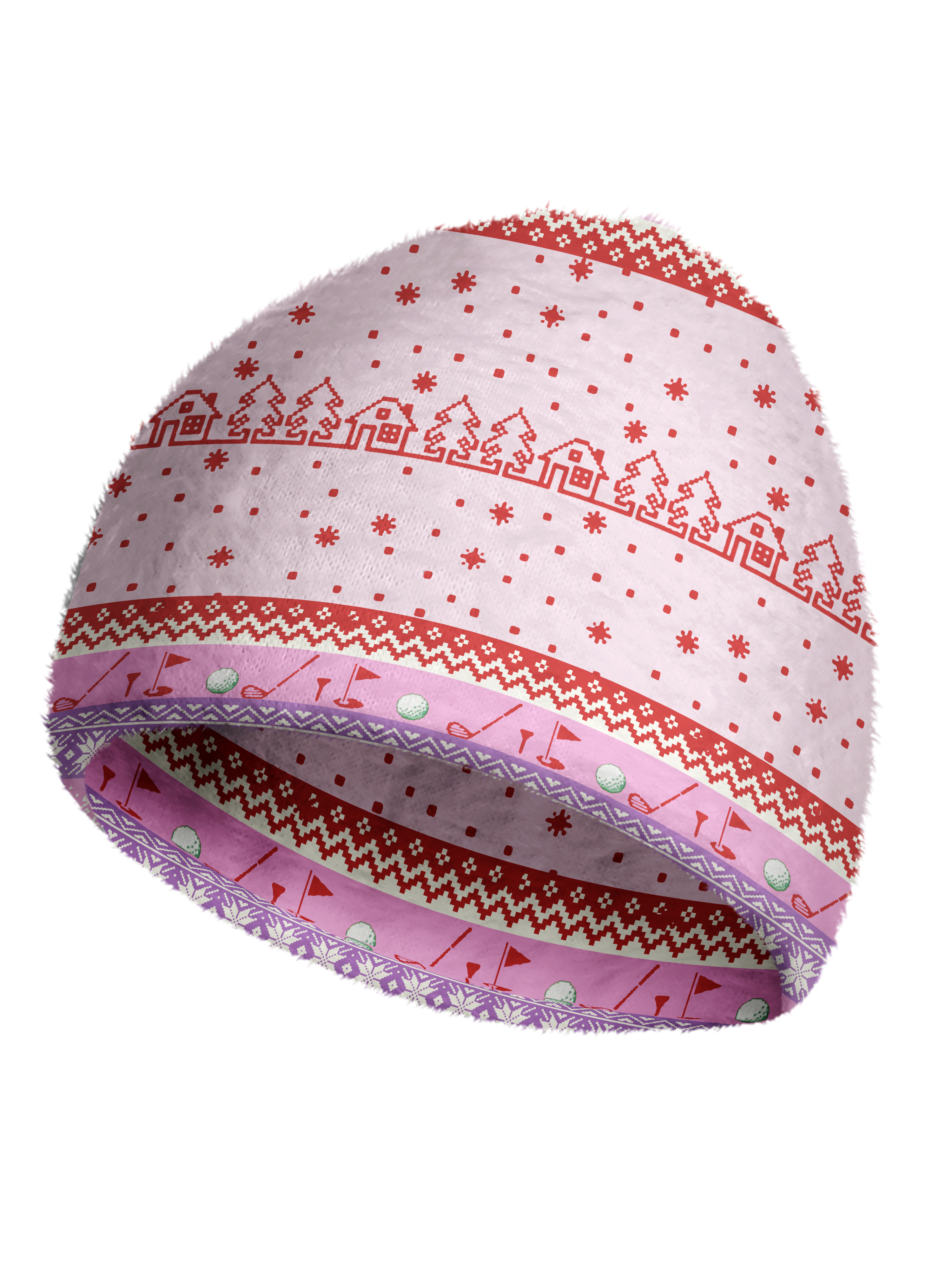 Cherryswing Women's Botanical Specimen Cozy Knit Golf Beanie