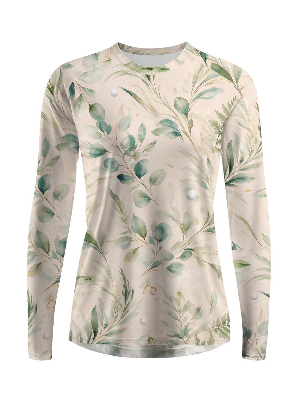 Cherryswing Women's Eucalyptus Green Links Golf Shirt