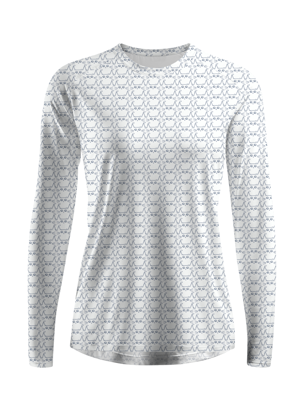 Cherryswing Women's Feline Swing Silhouette Golf Shirt
