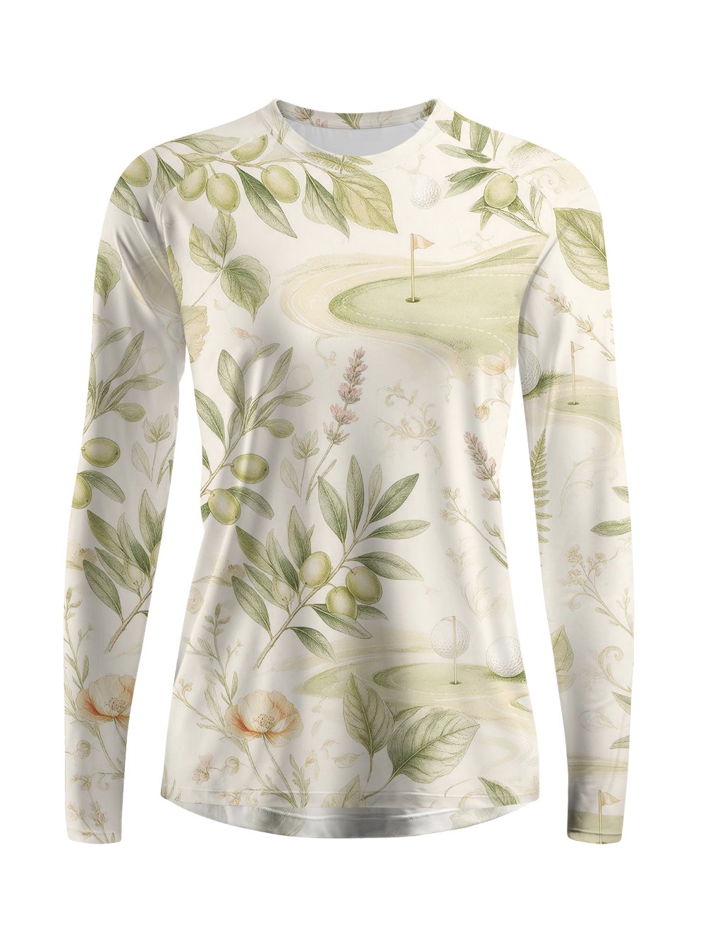 Cherryswing Women's Fairway Botanical Lightweight Golf Shirt