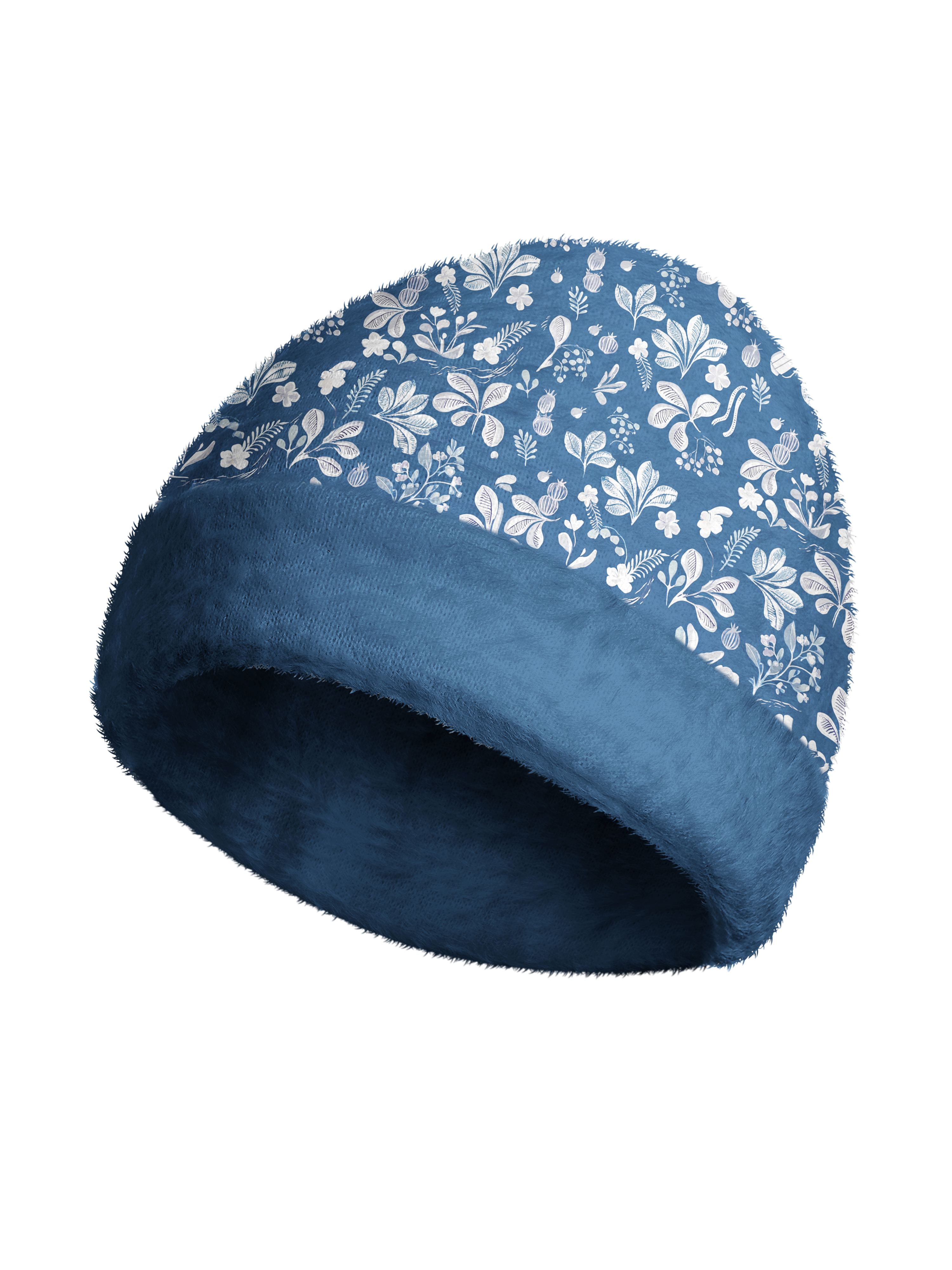 Cherryswing Women's Botanical Floral Cozy Knit Golf Beanie